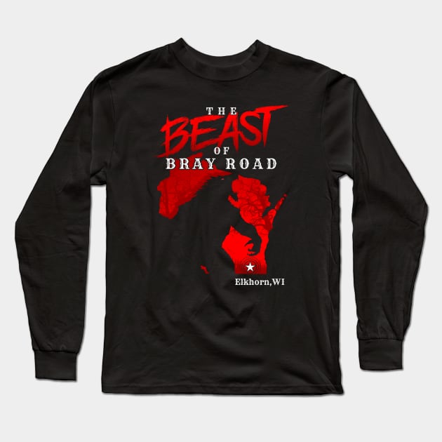 The Beast Of Bray Road Long Sleeve T-Shirt by dustbrain